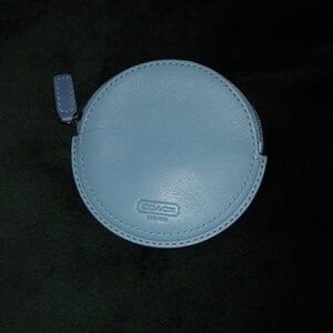 Coach - Vintage baby blue coin purse; new, never used!